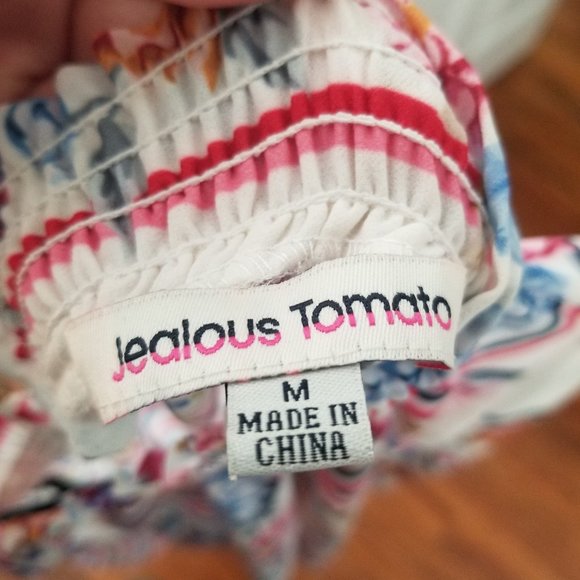 Retro Patterned Blouse - Picture 3 of 3